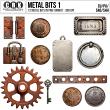 (CU) Metal Bits Set 1 by CRK | Oscraps