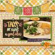 Lets Eat: Tacos {Mini Kit} by Mixed Media by Erin example art by Scribbler