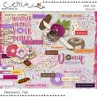 Lets Eat: Donuts {Mini Kit} by Mixed Media by Erin elements