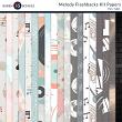 Melody Flashbacks Digital Scrapbook Kit Papers Preview 01 by Karen Schulz Designs