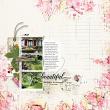 Artful Memories Spring by Vicki Robinson. Digital scrapbook layout 1 by Anke