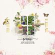 Artful Memories Spring by Vicki Robinson. Digital scrapbook layout 2 by Anke