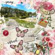 Artful Memories Spring by Vicki Robinson. Digital scrapbook layout by cheryindesign