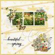 Artful Memories Spring by Vicki Robinson. Digital scrapbook layout 1 by Jana