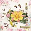 Artful Memories Spring by Vicki Robinson. Digital scrapbook layout 1 by Jeannette