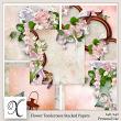 Flower Tenderness Digital Scrapbook Stacked Papers Preview by Xuxper Designs