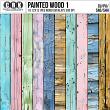 (CU) Painted Wood Set 1 by CRK | Oscraps