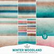 Winter Woodland by A Whimsical Adventure at Oscraps | Gradient Papers