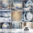 Winter Frost Digital  Art Papers by Art Addicts