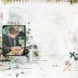 Digital scrapbook layout by Rachel Jefferies with 'Emerge' Project kit