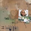 Digital scrapbook layout by Lynn Grieveson with 'Emerge' Project kit