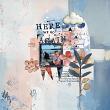 Digital scrapbook layout by Lynn Grieveson using "All Day Long" collection