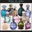 Parfum de Jardin Digital Scrapbook Perfume Bottles Preview by ADB Designs