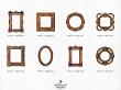 CU Frames No 6 Rustic Western Frames by A Whimsical Adventure at Oscraps | Sizes