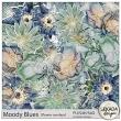 Oscraps Moody Blues  Digital Scrapbook Sekada