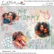 Oh Mama Page Kit by Mixed Media by Erin Kit Elements Paint