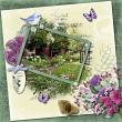 Blooming Garden by ADB Designs Digital Art Layout by Maureen