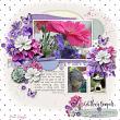 Blooming Garden by ADB Designs Digital Art Layout by Renee