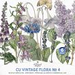 CU Vintage Flora No 4 Blue And Purple Mix by A Whimsical Adventure at Oscraps