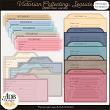 Victorian Collecting Seaside Digital Scrapbook Specimen Cards Preview by ADB Designs