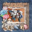 Victorian Collecting Seaside by ADB Designs Digital Art Layout by Pia