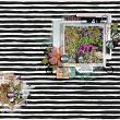 Digital scrapbook layout by Carrie using "Discover" project kit