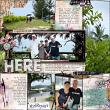 Digital scrapbook layout by Olga using "Discover" project kit