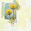 Dandelion Wishes {Collection Bundle} by Mixed Media by Erin example art by Margje