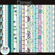 Carousel Digital Scrapbook Page Kit Papers Preview by ADB Designs