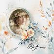 Melodies In Flight  Digital Scrapbook Page by Cathy