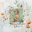 Melodies In Flight  Digital Scrapbook Page by Cathy