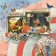 Butterflies & Daydreams by ADB Designs Digital Art Layout by Renee