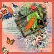 Butterflies & Daydreams by ADB Designs Digital Art Layout by Maureen