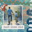 Oh Papa {Page Kit} by Mixed Media by Erin  example art by  Kel