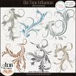 Old Time Influencer Digital Scrapbook Flourishes Preview by ADB Designs