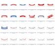 Red White + Blue Jumbo Clipart Pack by Vicki Robinson Detail image