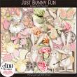 Just Bunny Fun Digital Scrapbook Page Kit Plus Elements Preview by ADB Designs