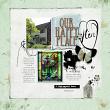 Digital scrapbook layout by Zinzilah using "Happy Place" collection