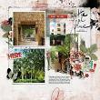 Digital scrapbook layout by Iowan using "Happy Place" collection