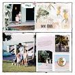Digital scrapbook layout by Lynn Grieveson using Messy Pockets Noted No.4 templates