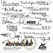 Adventures Digital Art Wordart by Art Addicts