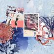 Digital scrapbook layout by Lynn Grieveson using Nantucket Collection