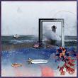 Digital scrapbook layout by Dady using Nantucket Collection