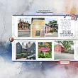 Digital scrapbook layout by MocaMom using Nantucket Collection