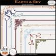 Earth & Sky Page Borders by ADB Designs