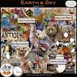 Earth & Sky Page Kit Elements by ADB Designs