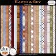 Earth & Sky Page Kit Papers by ADB Designs