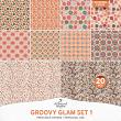 Feelin Groovy Collection With Options by A Whimsical Adventure at Oscraps | Groovy Glam Papers Set 1
