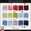 Light Up The Night Digital Scrapbook Glitter Styles Preview by ADB Designs