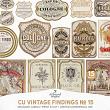 CU Vintage Findings No 15 Druggist Labels by A Whimsical Adventure at Oscraps